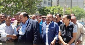 محافظ الاسكندرية رئيس التحرير وجدى وزيرى